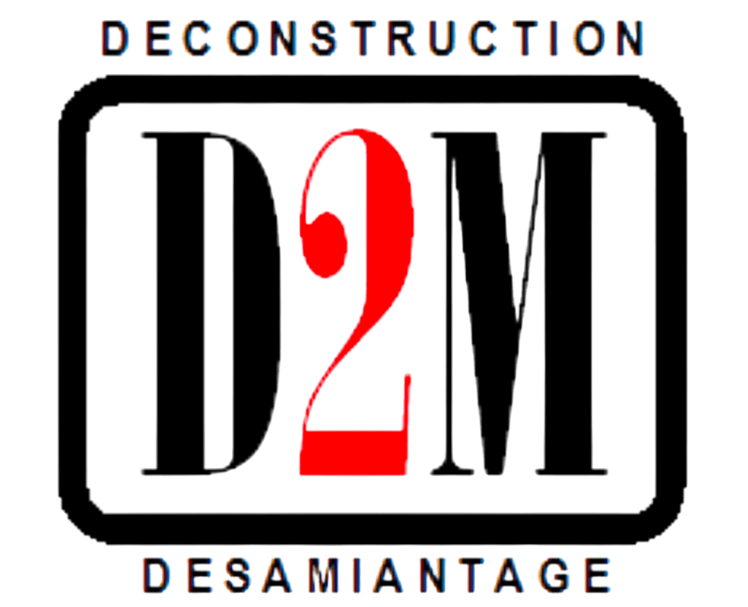 Logo de l'entreprise de désamiantage D2M